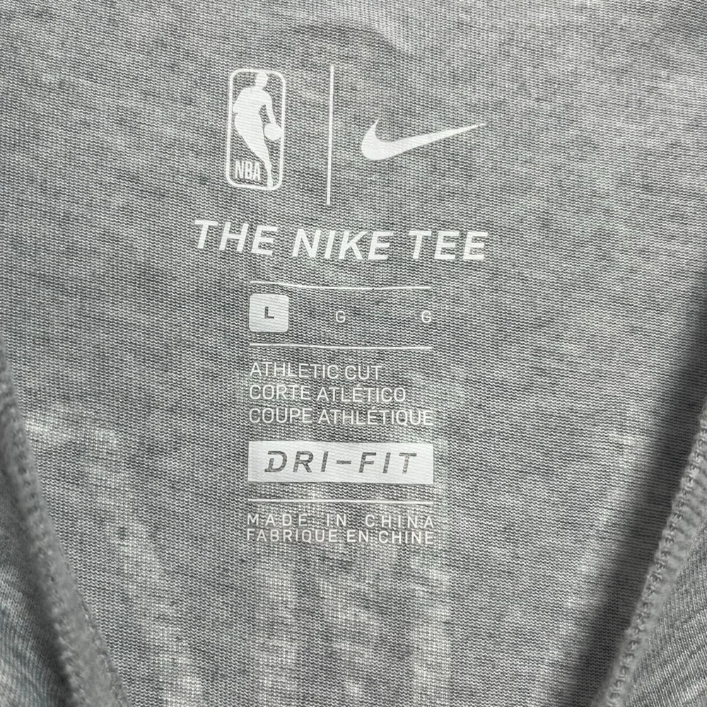 NBA Ben Simmons 25 T-Shirt Women's Large Gray Heather Nike Dri-Fit Athletic Cut‎